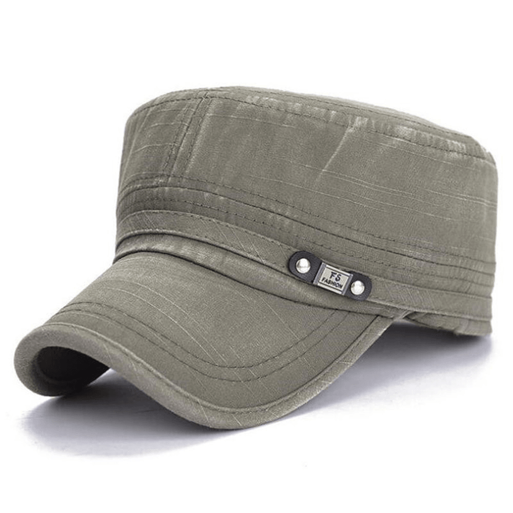 Visor Hats Made of Old Washed Flat Top - MRSLM