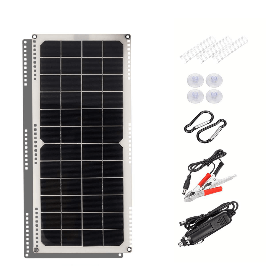 20W Folding Soft Solar Panel Solar Battery Charging Mobile Phone Charger - MRSLM