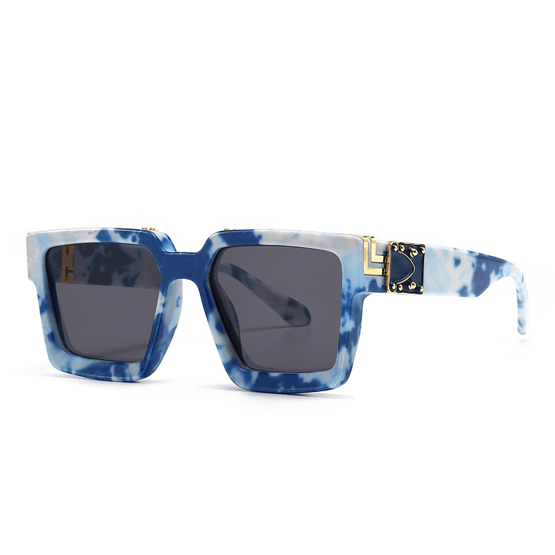 Women's retro cloud print sunglasses, view 6 - MRSLM