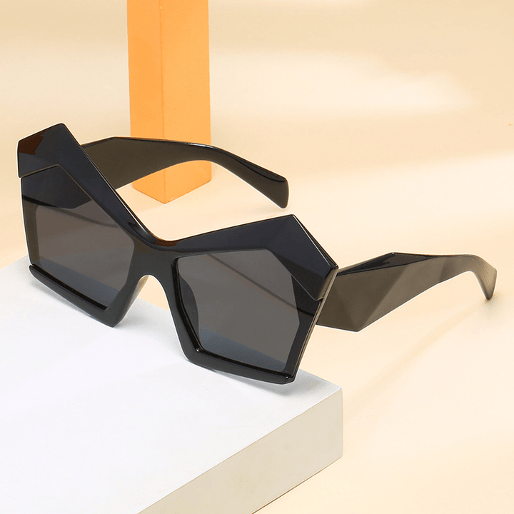 Women'S Fashion Personality Street Shooting Polygonal Sunglasses - MRSLM