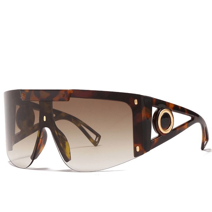 Oversized Luxury Goggle Sunglasses Men Women Fashion Shades UV400 Vintage Glasses - MRSLM