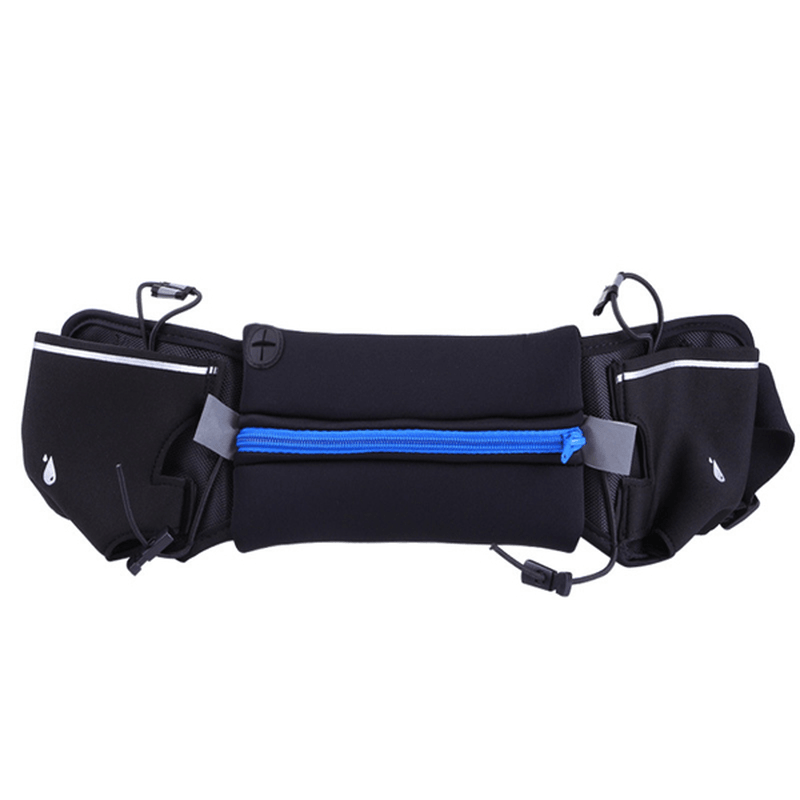 Men Outdoor Running Sports Music Bag Riding Fitness Multifunctional Phone Bag Waterproof Waist Bag - MRSLM
