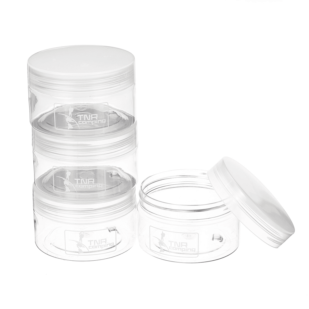 7Pcs Plastic Seasoning Condiment Spice Jar Salt Pot Bottles Box Storage Outdoor - MRSLM