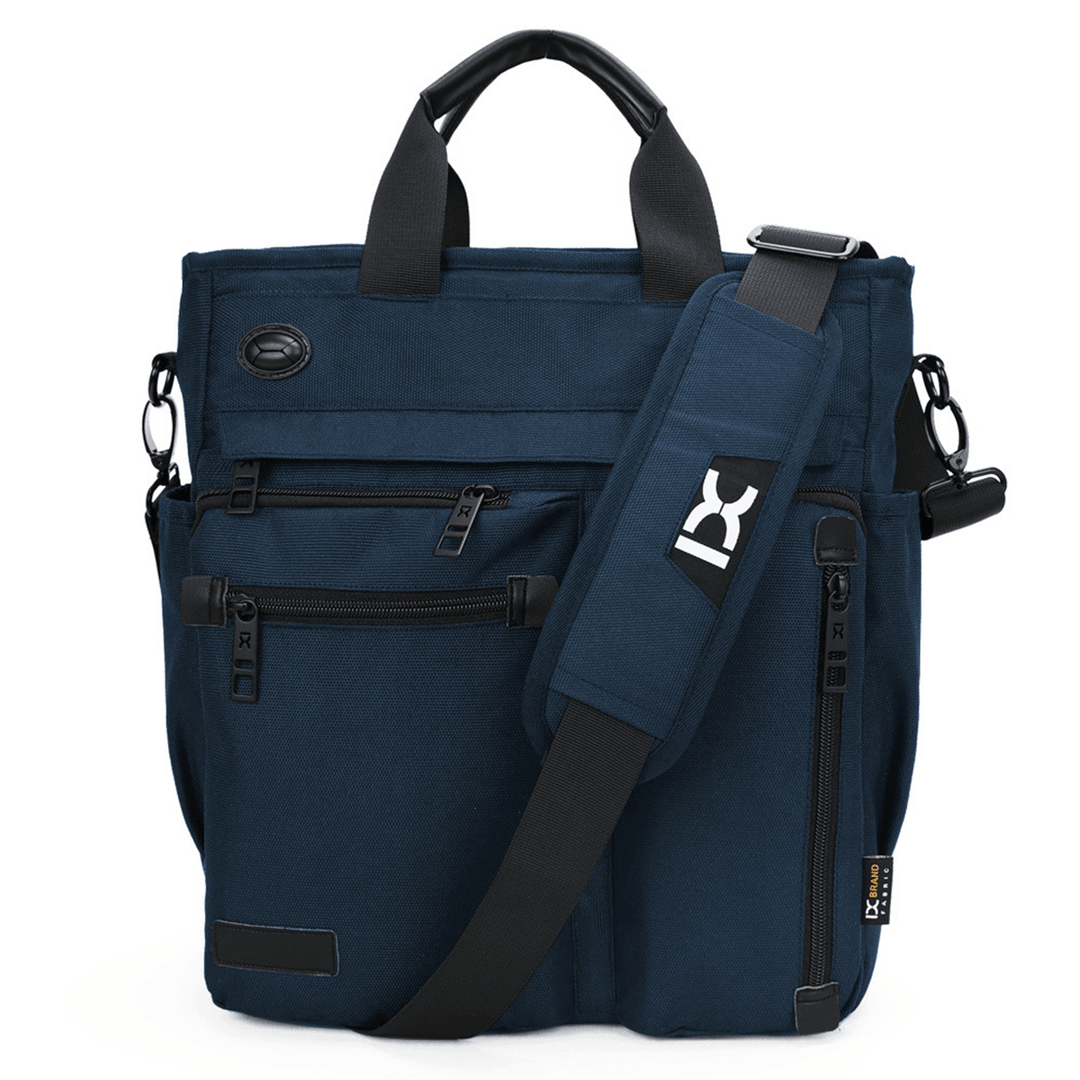 Multi-Function Nylon Leisure Men Bag Large Capacity Tote Briefcases Shoulder Handbag Travel Hiking Bag - MRSLM