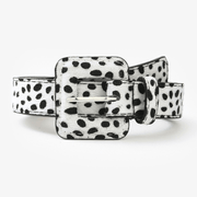 Women's animal print belt with pin buckle, view 8 - MRSLM