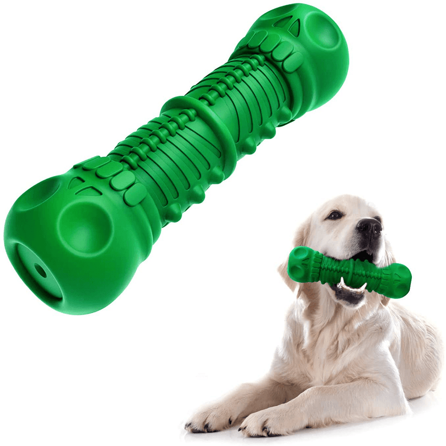 Dog Chew Toys Toothbrush Toy with Milk Flavour Teeth Cleaning Toy for Medium Large Breed Indestructible Dog - MRSLM