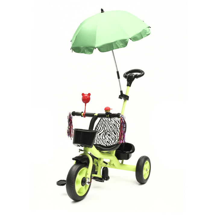 BIKIGHT 3 Wheels Kids Ride on Tricycle Bike Children Ride Toddler Balance with Umbrella Baby Mini Bike Safety Handle Push - MRSLM
