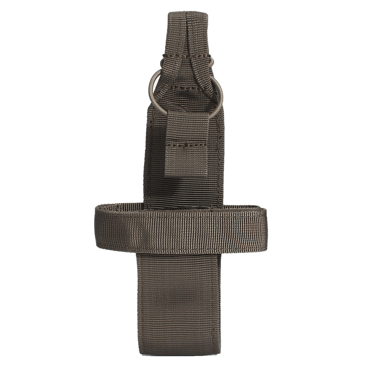 Outdoor Tactical Hiking Camping Molle Water Bottle Holder with Adjustable Vecro Strap Belt Bottle Cage Accessory - MRSLM