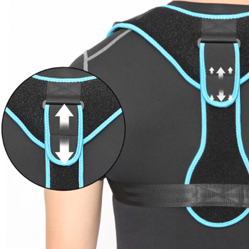 KALOAD Humpback Correction Belt Adjustable Posture Corrector Pain Relief Back Support Sports Protector - MRSLM