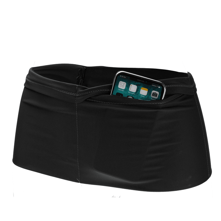 6 Pockets Breathable Fabric Running Waist Belt Pouch Jogging Phone Bag Cycling Waist Packbag - MRSLM