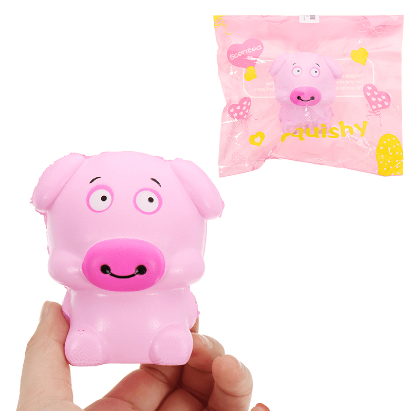 Cartoon Pig Squishy 8Cm Slow Rising Soft Collection Gift Decor Toy Pendant - MRSLM