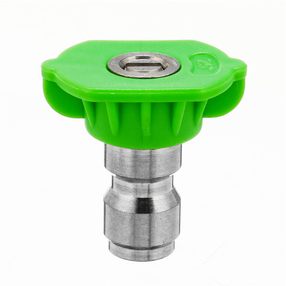 0 15 25 40 Degree Soap Quick Release Connect Jet Power Wash Spray Nozzle Tip Set - MRSLM