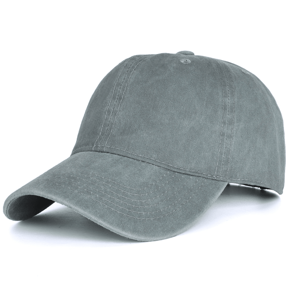 Washed Baseball Caps for Men and Women Outdoor Distressed Sun Hats Simple Caps - MRSLM