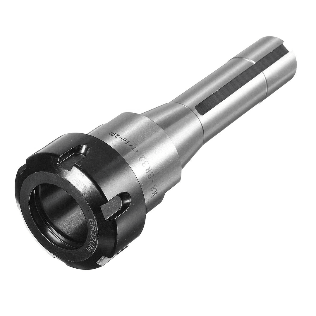 Precision R8 ER32 7/16 Collet Chuck Holder CNC Milling Tool with Wrench - MRSLM