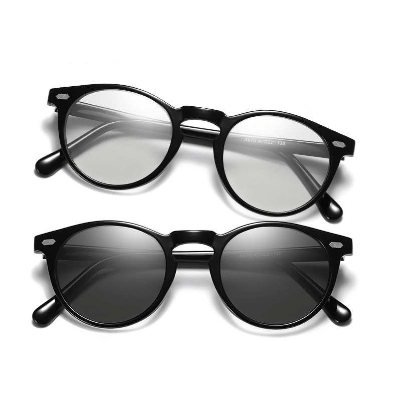 women's round color-changing sunglasses - MRSLM