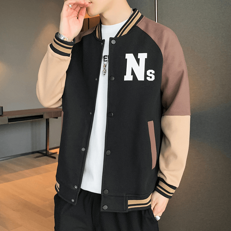 Men'S Trendy Jacket Coat Baseball Uniform - MRSLM
