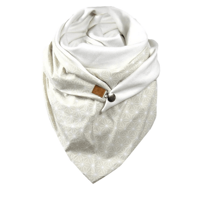 Padded Warm Shawl Printed Bib Scarf - MRSLM