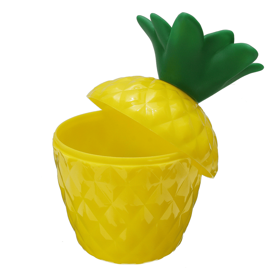 12Pcs Plastic Coconut Pineapple Cup W/ Straw Tropical Hawaiian Luau Hula Beach Pool Party Cup Decor - MRSLM