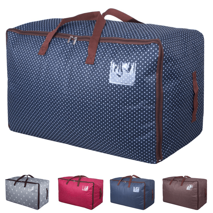 Honana HN-QB02 50L/72L/100L Large Storage Bag Fabric Clothes Bag Travel Camping Bag Waterproof Quilt Organizer - MRSLM
