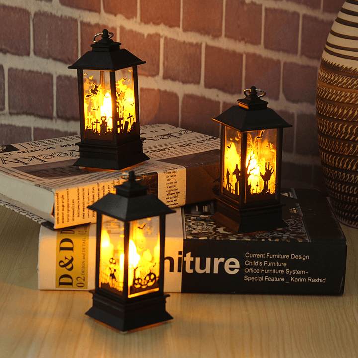 Hallowen Flame Lamp Electronic LED Candle Light Party Decorations - MRSLM