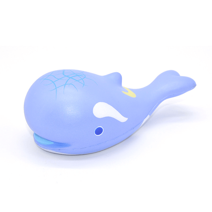 Kiibru Squishy Whale Licensed Slow Rising Original Packaging Animals Soft Collection Gift Decor Toy - MRSLM
