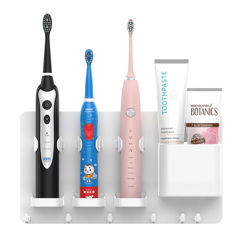 Jordan&Judy Adjustable Toothbrush Holder Toothpaste Storage Rack Shaver Tooth Bathroom for /Soocas/Oclean/ Toothbrush From - MRSLM