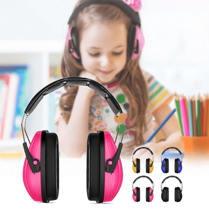 Anti Noise Adjustable Kids Child Baby Earmuff Hearing Protection Ear Defenders Noise Reduction Safety for Children Earphone - MRSLM