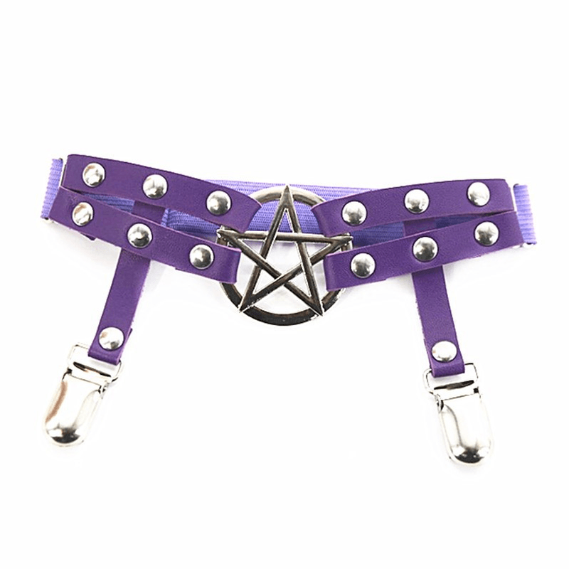 Five-Star Leg Ring Garter Belt Jewelry Versatile, Couple Hip-Hop Trend - MRSLM