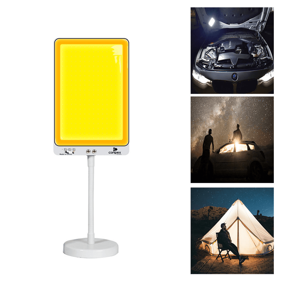46W 1947LM COB Camping Light 3 Modes Car Charging Tent Lamp IP67 Waterproof Emergency Light with Remote Control - MRSLM