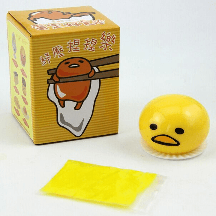 Squishy Vomitive Slime Egg Yolk Stress Reliever Fun Gift - MRSLM