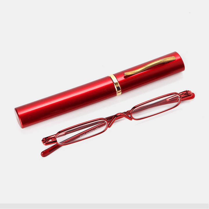 6 Color Mini Reading Glasses with Pen Holder - MRSLM