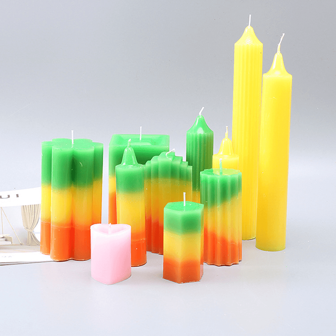 DIY Candle Molds Candle Making Mould Handmade Soap Molds Clay Craft Tools - MRSLM