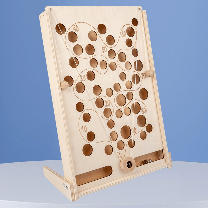 Wooden Pirate Pinball Game Machine for Early Childhood Education - MRSLM