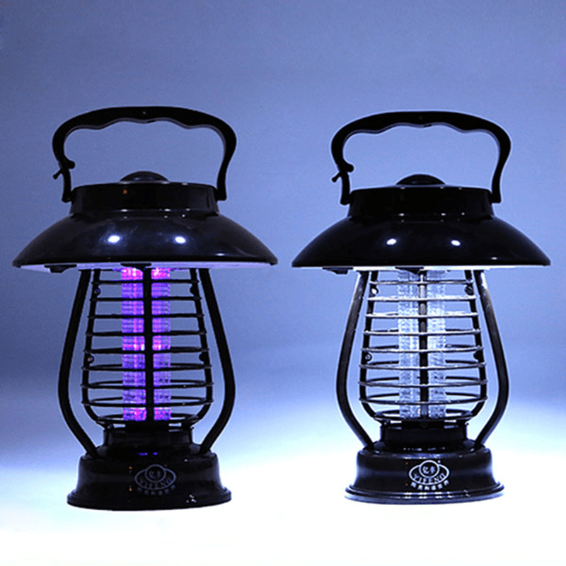 Garden Solar Power Anti-Mosquito LED Light Indoor Outdoor Waterproof Mosquito Killer Lamp - MRSLM