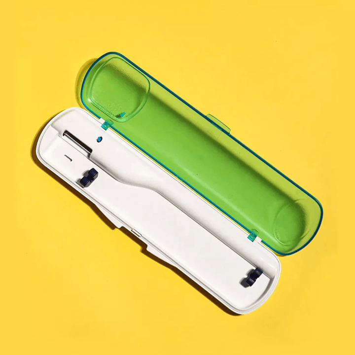 [From ] Outdoor Travel Portable Toothbrush Disinfection Case Storage Box UV Toothbrush Sterilizer Oral Hygiene Home Clean - MRSLM
