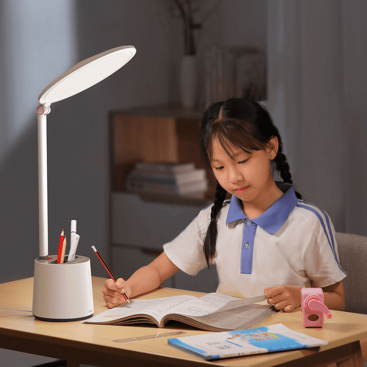 Baseus Reading Light Full Spectrum Dual Light Source AAA Smart Touch Reading and Writing Desk Lamp - MRSLM