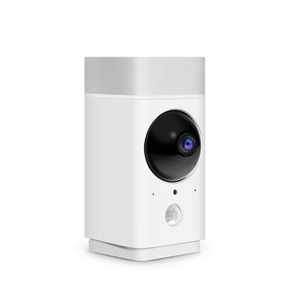 Indoor 1080P Wireless Panoramic LED Light IP Camera PT 360° IP Camera Two Ways Audio Google Alexa Assistant Wifi Camera Baby Monitors - MRSLM