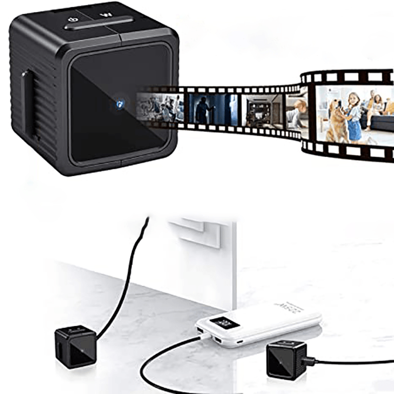 1080P HD Hidden Cameras Night Vision Motion Detecting Mini Nanny Cam Super Small Covert Outdoor Security Camera - MRSLM