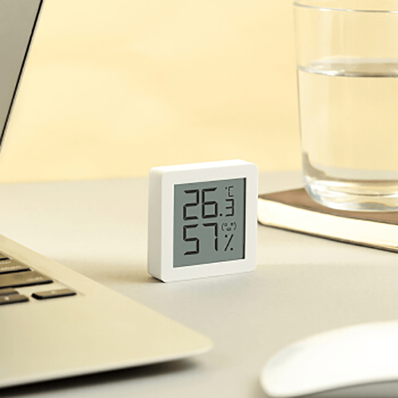 4Pcs XIAOMI Miaomiaoce Mini Version Electric Thermometer Hygrometer LCD Display High-Precision Temperature Humidity Sensor - MRSLM