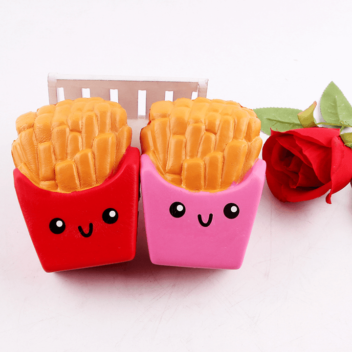 Sanqi Elan Squishy French Fries Chips Licensed Slow Rising with Packaging Collection Gift Decor Toy - MRSLM