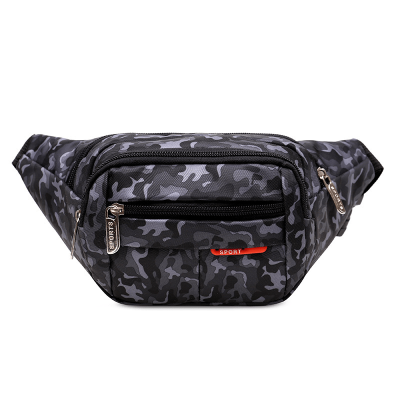 Men'S Pockets Waterproof Shoulder Slung Mobile Phone Bag Camouflage Purse Waist Bag - MRSLM