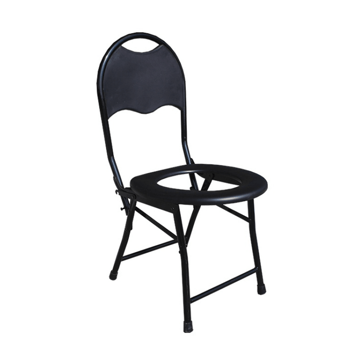Foldable Medical Backrest Commode Chair Potty Chair for Elderly Gravida - MRSLM