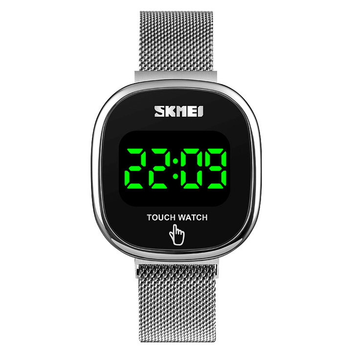 SKMEI 1589 Fashion Men Watch Date Display LED Light Waterproof Touch Key Digital Watch - MRSLM