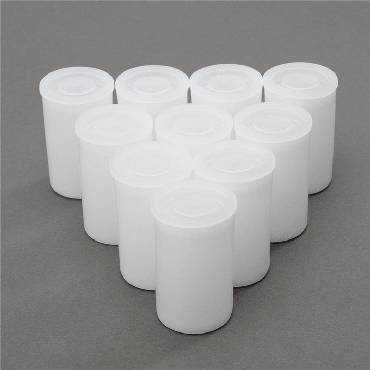 10Pcs Empty Plastic Can Paint Box Film Container Sample Cream Balm Jar Mini Cosmetic Storage Bottles Containers Pot Nail Arts 32X54Mm - MRSLM