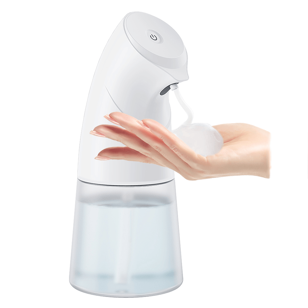 Xiaowei X8 450Ml Auto Induction Touchless Liquid Soap Dispenser 2 Dosage Mode Adjustable LED Light Indication IPX4 Waterproof for Chldren Adult Hnad Washing Sterilization Health Care - MRSLM