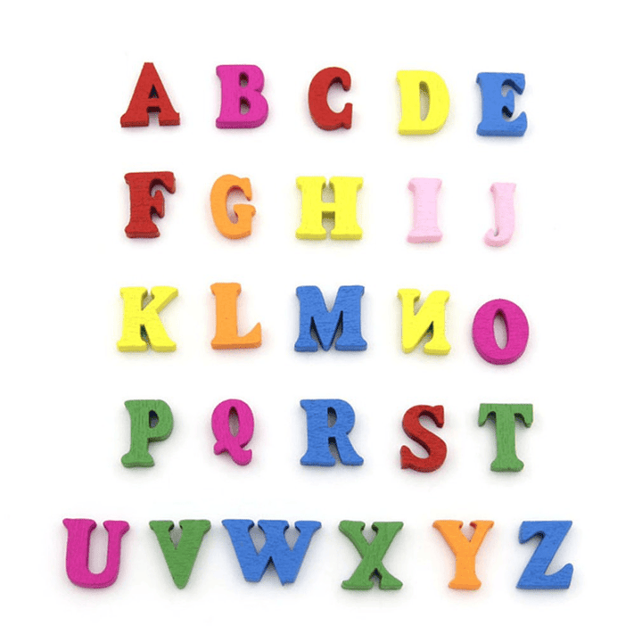 Wooden English Alphabet Early Education Jigsaw Puzzle Game - MRSLM