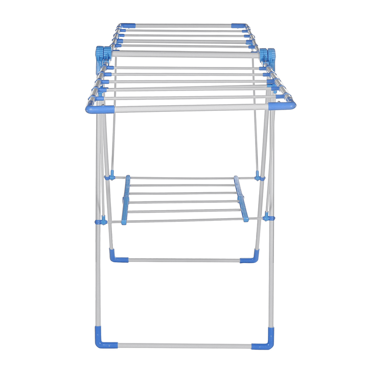 Foldable Durable Lightweight Drying Racks Iron and Sturdy PP Joints Portable Multi-Functional No Assembly Required Clothes Rack - MRSLM
