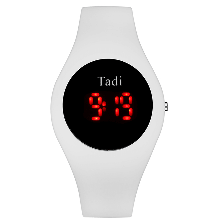 Casual Sport Men Woman LED Electronic Watch Silicone Band Luminous Sensor Waterproof Digital Watch - MRSLM
