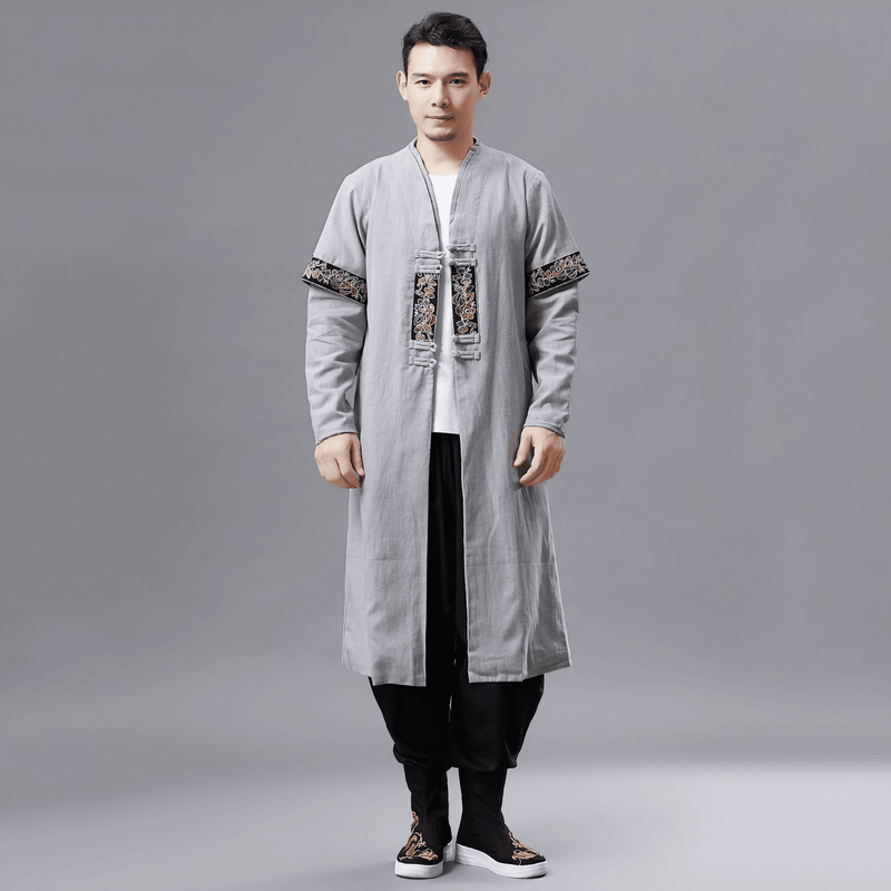 long Chinese style gown, view 3 - MRSLM