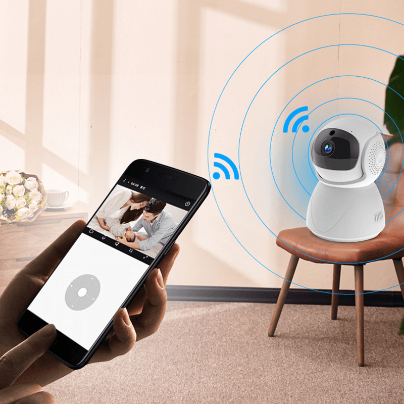 2.4G/5G 1080P Wifi Surveillance Cameras Security Protection Indoor Smart Home PTZ Two Way Audio Auto Tracking Baby Monitor - MRSLM